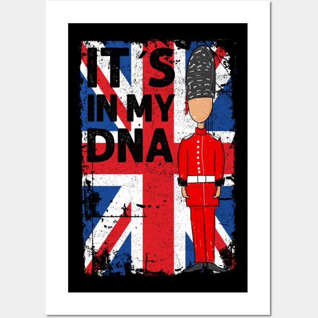 Britain Pride UK Flag Queen Soldier Wall Art by dconciente